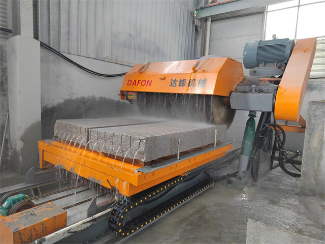 automatic stone cutting machine