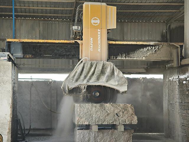 limestone block cutter