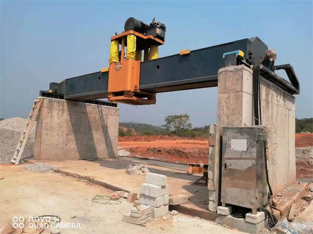 granite block cutting machine