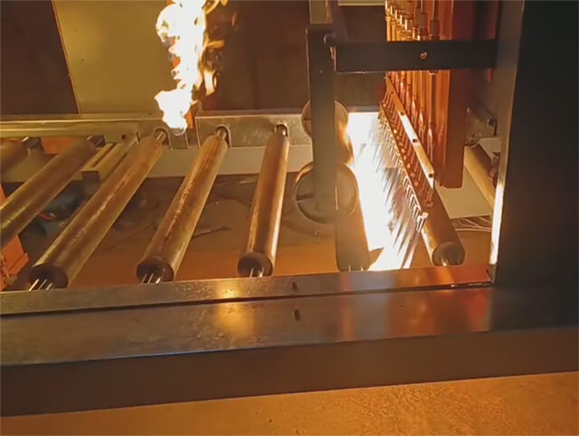 flame treatment machine