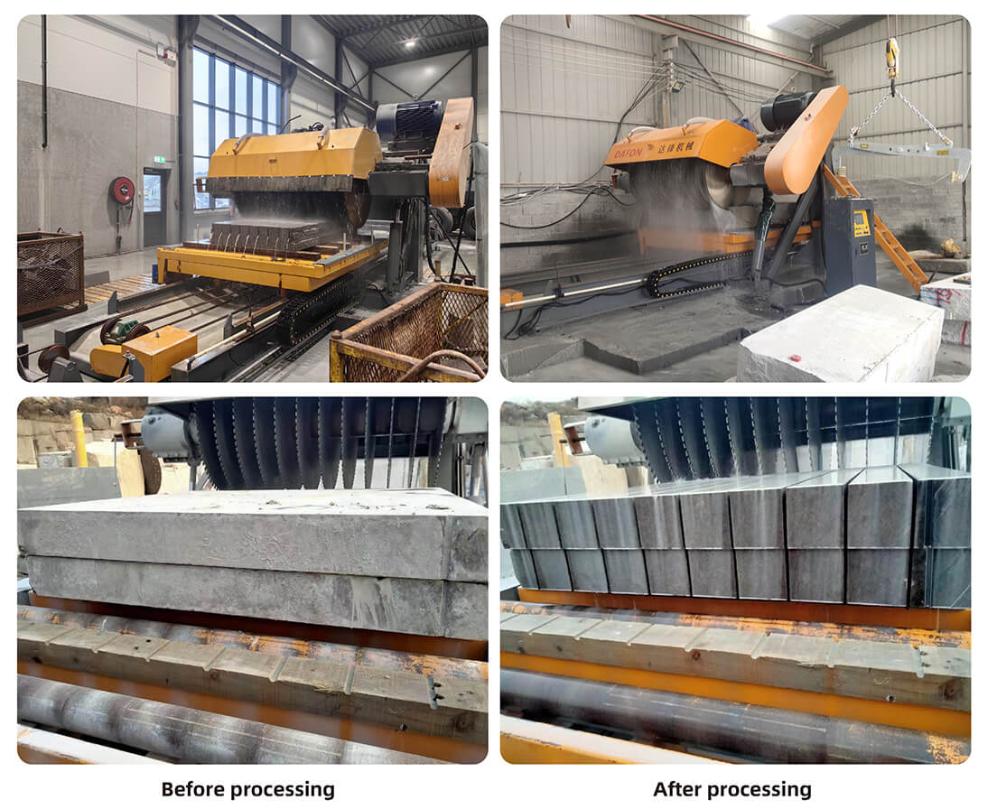 slicing machine for kerbstone