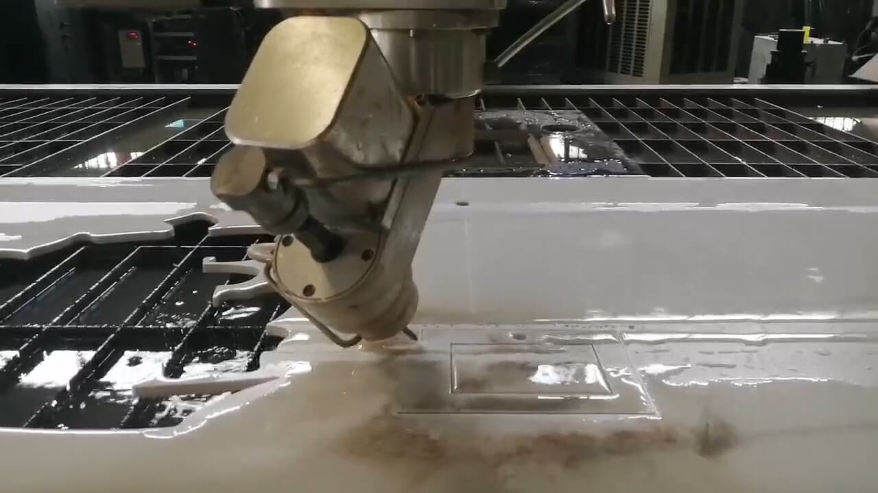 5 axis water jet cutting machine