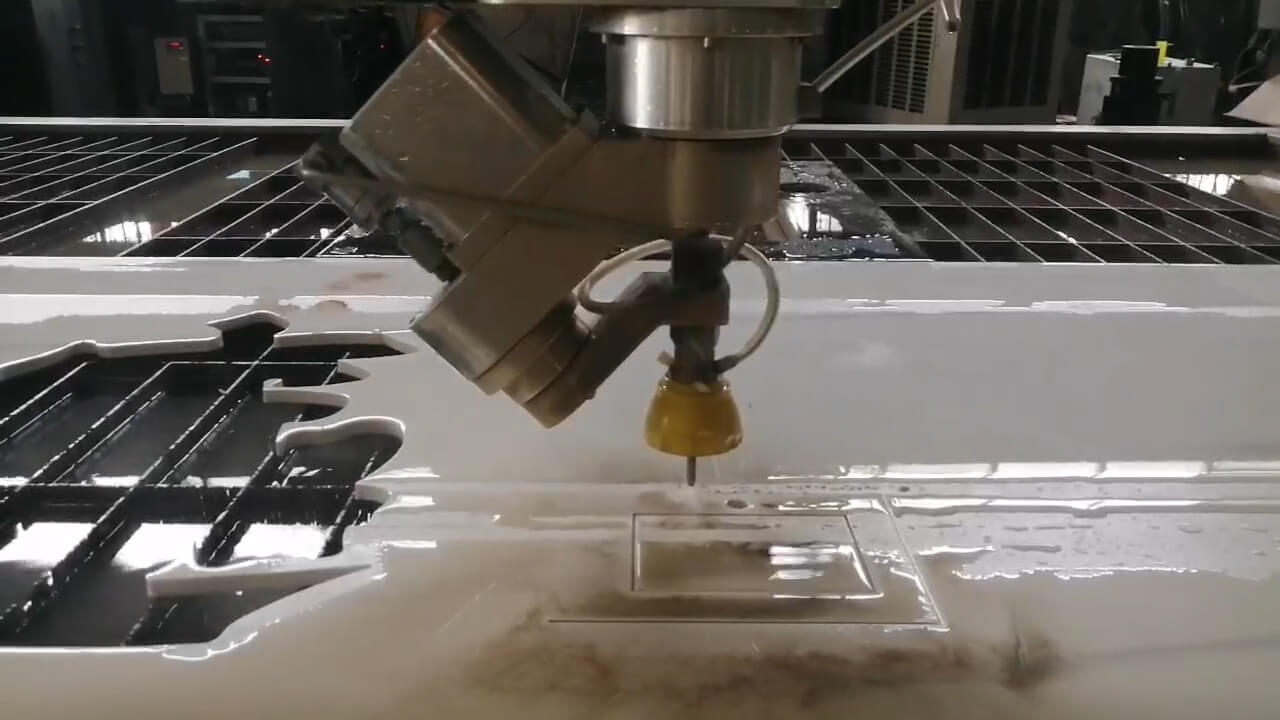 5 axis water jet cutting machine